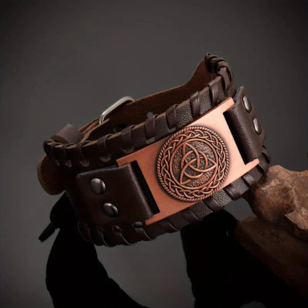 Armband vintage nordisk viking triangellogotyp