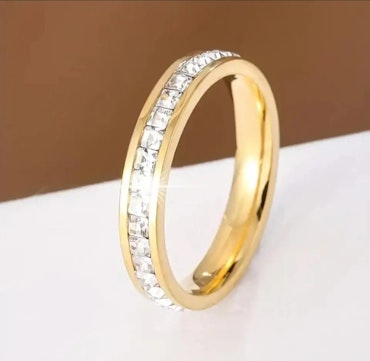 Band ring av titan