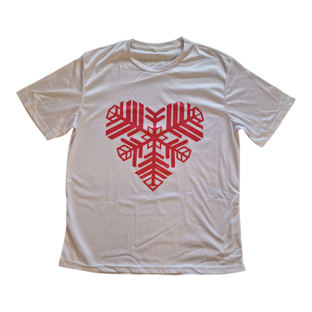 T-shirt Östersunds hjärtat röd