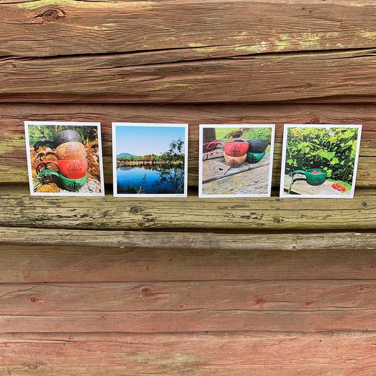 5 Postcards/ vykort 5-pack
