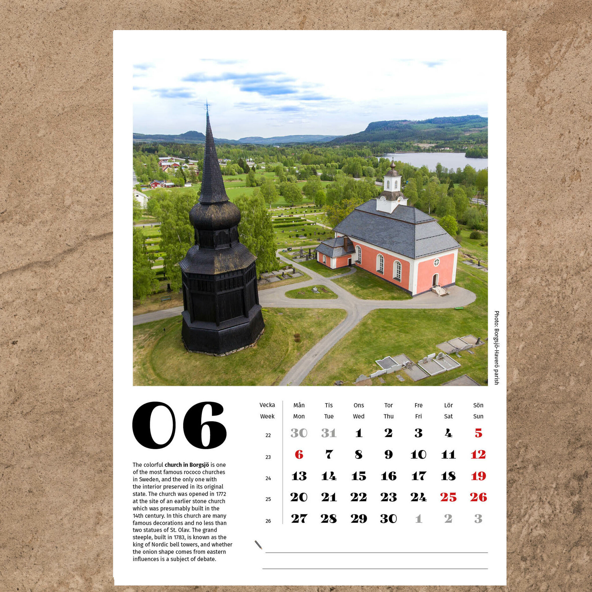 Wall calendar 2022 / Väggkalender 2022