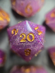 Sparkly Afterglow- 7pc dice set