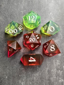 Custom 7pc Dice Set