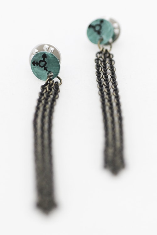 Trans, kragbroscher med tassels
