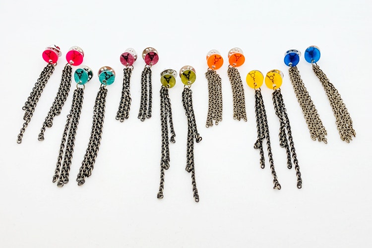 Trans, kragbroscher med tassels