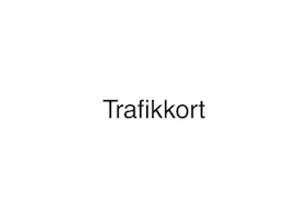 Trafikkort
