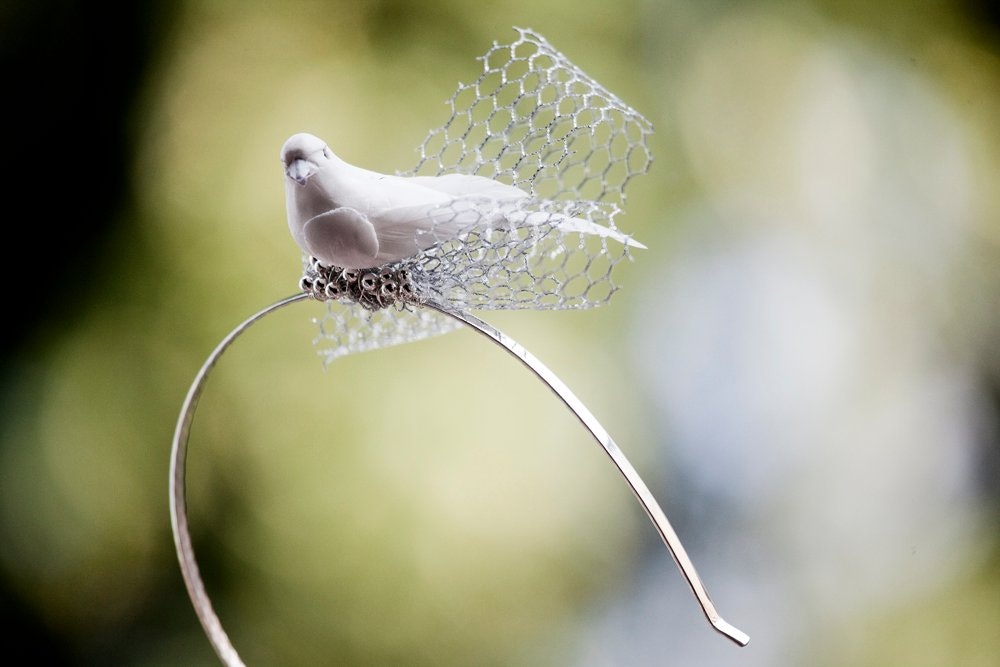 Diadem med fågel