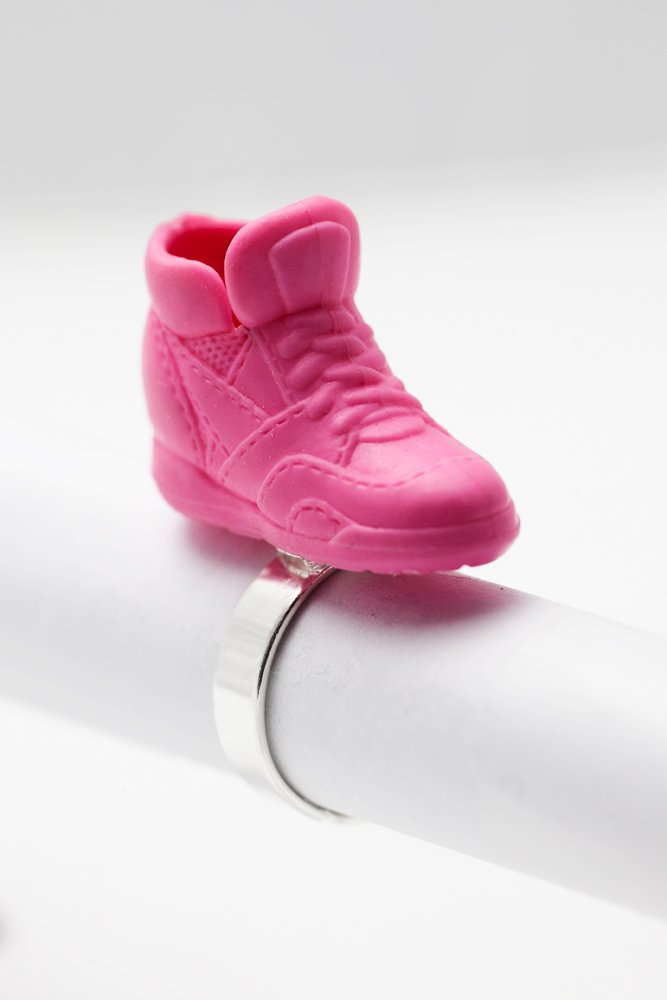 Sneakers i rosa, ring