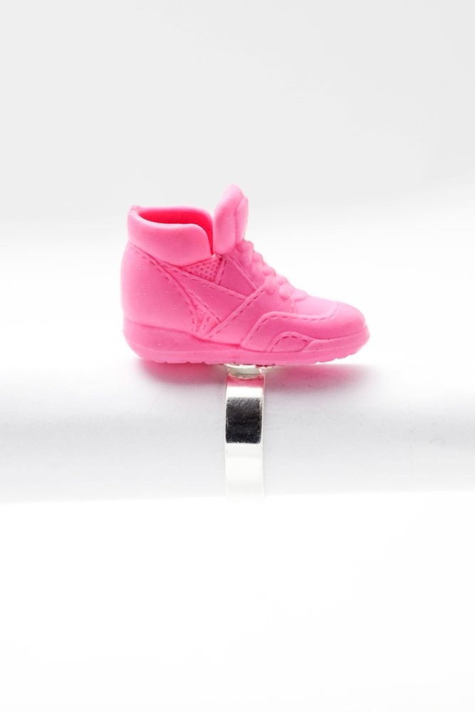 Sneakers i rosa, ring