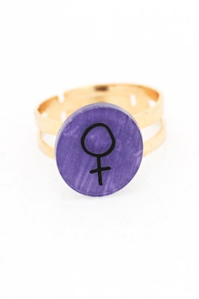 Lila ring, feminist