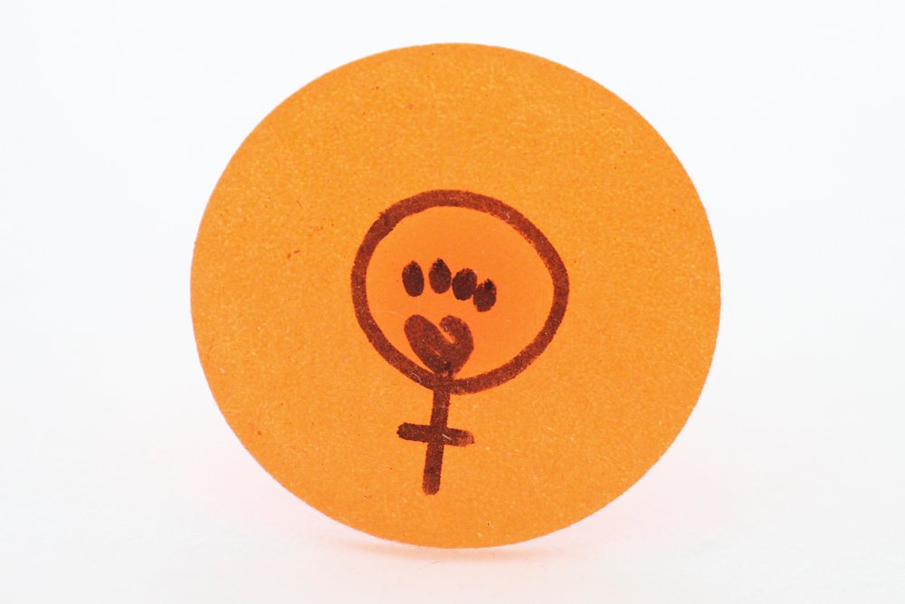 Orange ring, feminist
