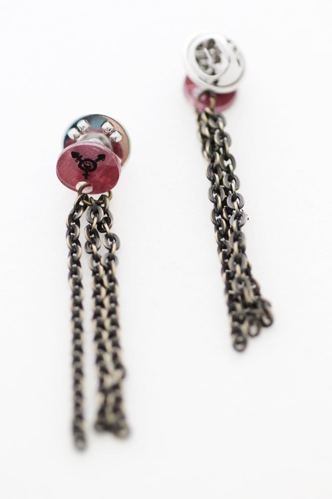 Trans, kragbroscher med tassels