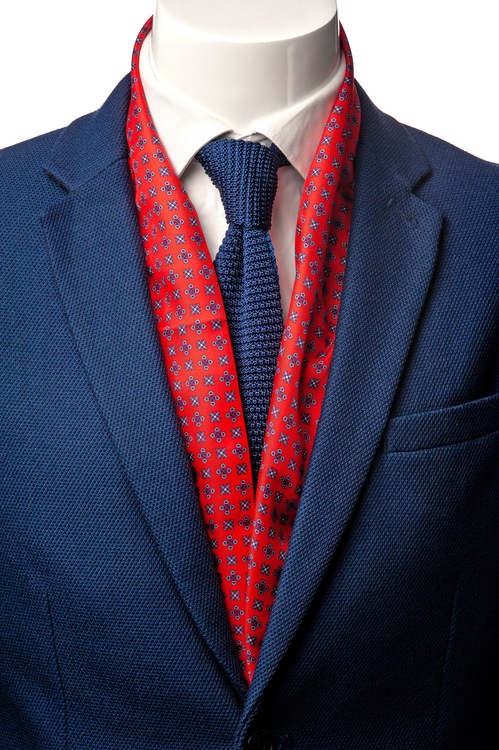 Scarf stilfull, röd, red, blå, blue till fest, kvalitet, herr scarves