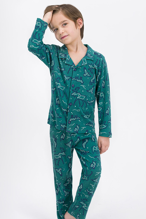 Pyjamas med tryck