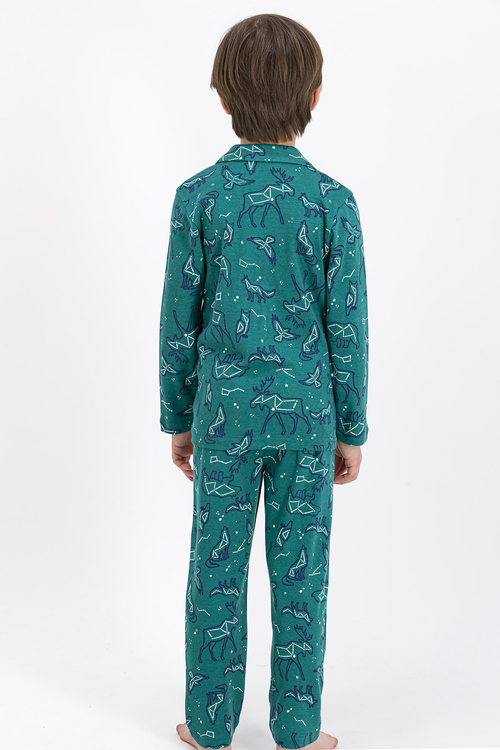 Pyjamas med tryck