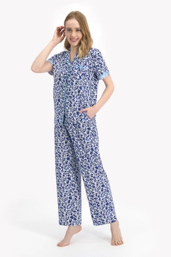 The pajama with shirt and long trousers