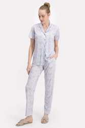 Pyjamas med skjorta och byxa