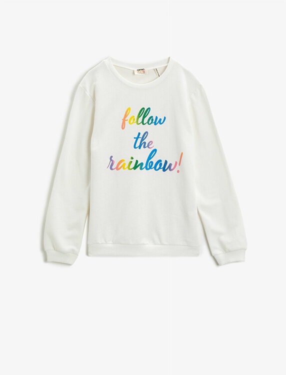 Sweatshirt med tryck - Moms & Kids Store
