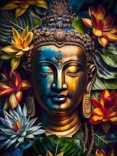 Buddha 10, 50x70 cm