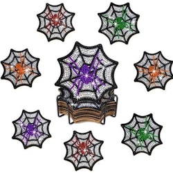 Glasunderlägg Spindlar 8-pack