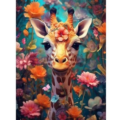 Giraff 7, 50x70 cm