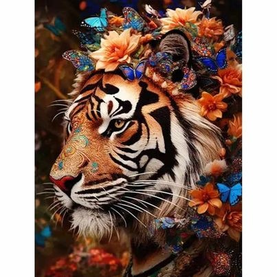Tiger 12, 40x50 cm