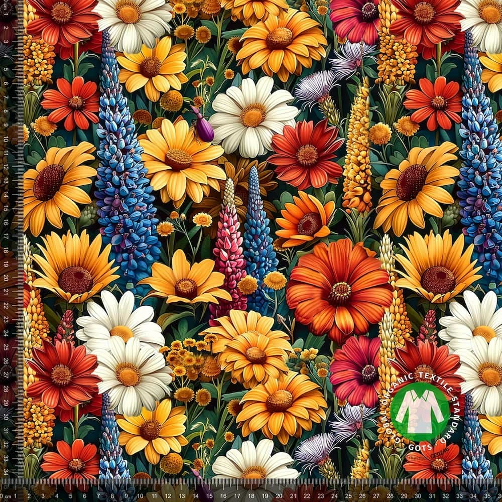 Jersey Sensommar blommor