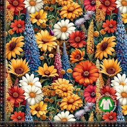 Jersey Sensommar blommor