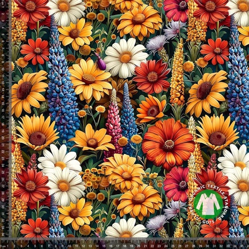 Jersey Sensommar blommor