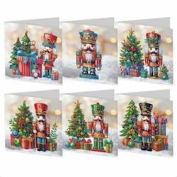 Julkort 6-pack, Nötknäppare