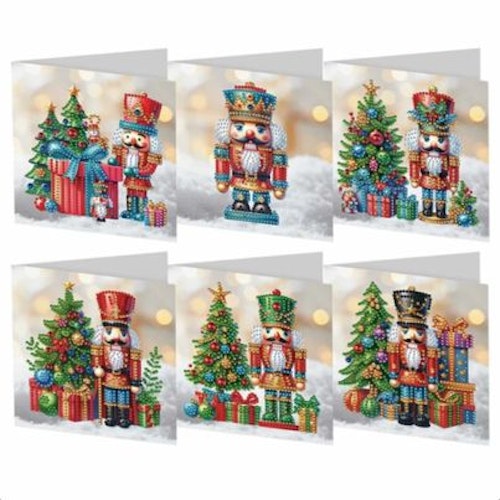 Julkort 6-pack, Nötknäppare
