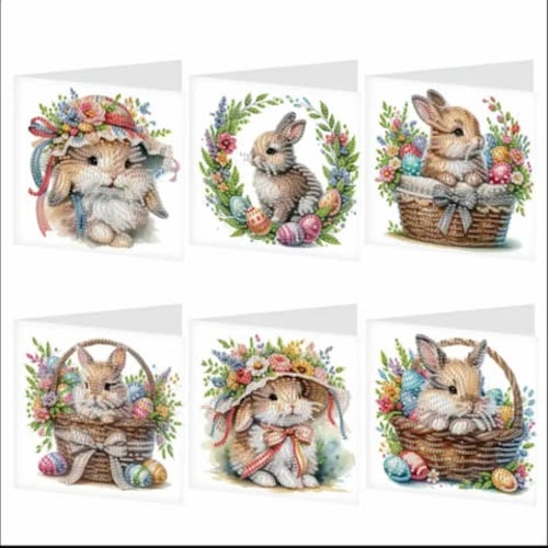 Påskkort, 6-pack