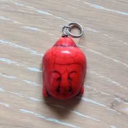 Berlock Buddha i howlite