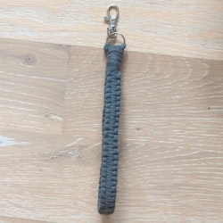Makraményckelband Charcoal