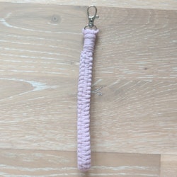 Makraményckelband Dusty pink