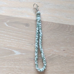 Makraményckelband Magic green