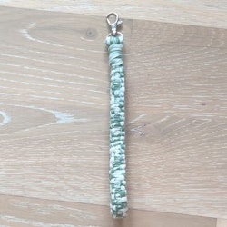 Makraményckelband Magic green