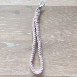 Makraményckelband Pastel pink