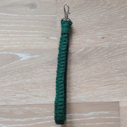 Makraményckelband Pine green