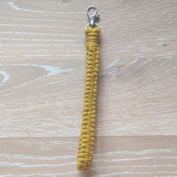 Makraményckelband Spicy yellow