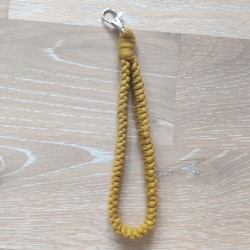 Makraményckelband Spicy yellow