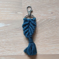 Makraményckelring sjöjungfrufena Peacock blue
