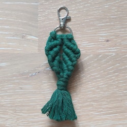 Makraményckelring sjöjungfrufena Pine green