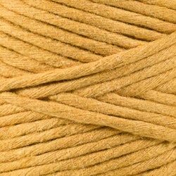 Makraményckelring fläta Mustard