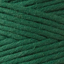Makraményckelring fläta Pine green