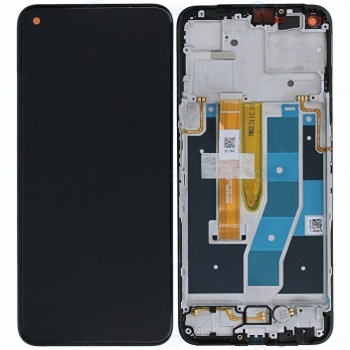 Realme LCD Display Module for Realme 9 5G / 9 Pro, Black 4130050 Original Service Pack