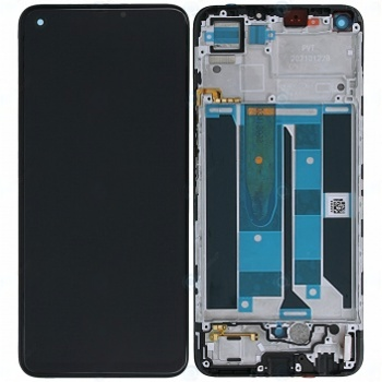 Realme LCD Display Module for Realme 8, Black 4906919 Original Service Pack