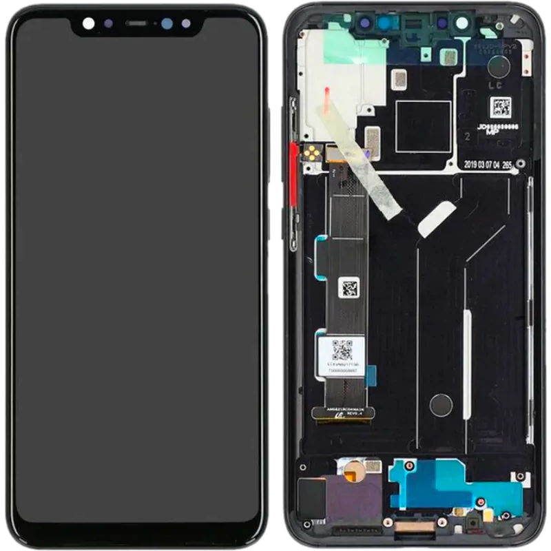MI 8 After sale Front Cover Display Module-Mi8-black ORIGINAL