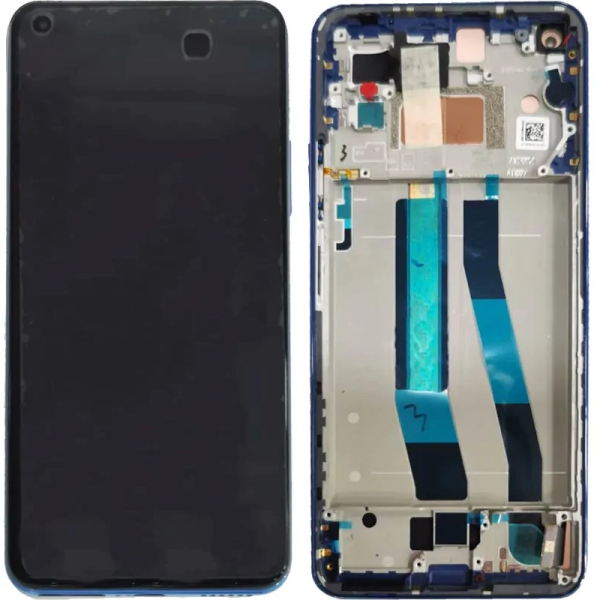 Mi 11 Lite 4G  After sale Front Cover Display Module-K9A-blue 5600040K9A00 Original Service Pack
