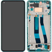 Mi 11 Lite 5G NE  After sale Front Cover Display Module-Xiaomi 11 Lite 5G NE-Green 56000Q0K9D00 Original Service Pack